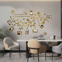 A Beautiful Set Of Hibiscus Flower Frame And Rattan Acrylic Mirror Decoration Stickers, Easy To Install According To The Template, Widely Used In Home Decoration With Multiple Colors To Choose From, Suitable For Decorating Walls Such As Living Rooms, Bedrooms, Bathrooms, Study Rooms, Farmhouses, Offices, Sofas, Background Walls, Shops, Etc! - Multicolor - View 8