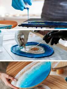 1:1 Epoxy Resin 240ml/500ml Transparent Epoxy Resin Kit, Self-Leveling, High Gloss, Non-Yellowing, Bubble-Free Casting Resin, Ideal For Crafts, Tabletops, DIY - Epoxy Resin - View 5