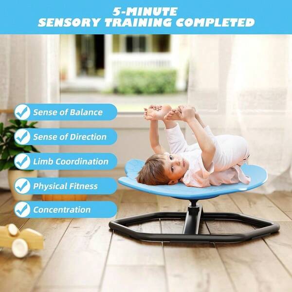 Spinning Chair For Autism, Elephant Swivel Chair For Kids, 360�� Spinning Seat, Autism Sensory Equipment, Spinning ...