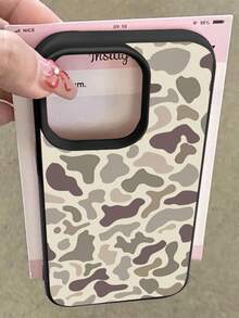 New Creative Leopard Print Pattern Compatible With Apple Phone 16/12/13/11/14/17/15/ProMax/Pro/Plus/Xs Max/XS/X,Anti Fingerprint Silicone Soft Case Ultrathin Phone - màu đen - Xem 1