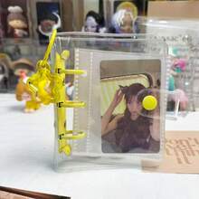 1pc A8 Single Shell 10-Page 3-Inch Small Card Storage Album, Idol Photo Collection Book, Fan Photo Card Album, School Stationery, Collectible Card Loose-Leaf Album, Minimalist DIY Photo Card Album - Multicolor - View 7