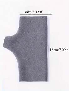 1 双德国天鹅绒触屏手套 - 冬季保暖半指露指手套，兼容智能手机，弹性腕部和柔软掌面，适用于智能手机/平板电脑，可通过智能手机操作，适合休闲户外/办公使用（不含羽毛） - 彩色 - 查看 3