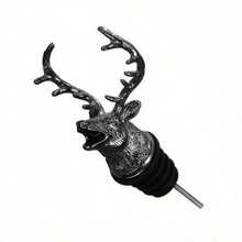 Zinc Alloy Deer Head Wine Pourer Unique Stag Wine Bottle Stoppers Wine Aerators Bar Tools Kitchen Accessories - Multicolor - View 11