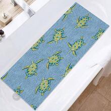 Tapete de ducha antideslizante, suave rectangular con patrn de animales, tapete de bao de secado rpido de 16x 24 pulgadas, tapete de ducha de PVC para bao - 32" x 16" (Rectangular) - Ver 3