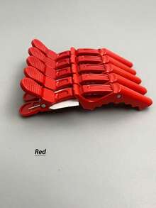 10 st/5 st krokodilhårspännen, professionella salongsspännen med munspänne, hårtillbehörsset - sömlösa spännen med munspänne [röd, vit, svart, lila, gul, blå] för styling och positionering, hårtillbehör av salongskvalitet för hemmabruk, sminkborttagning, ansiktstvätt och fritidsbruk, hårstyling för hemmabruk | texturspännen | slitstarka håraccessoarer, hårspännen - Multifärgad - Visa 6