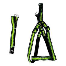 Arnes Correa Suave Ajustable Reflectante Mascotas Pequeñas - Verde - Ver 1