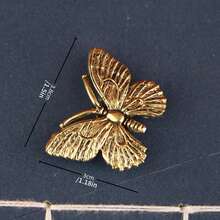 1pc Brass Dragonfly Desktop Ornament, Miniature Metal Craft Gift Birthday Gifts Graduation - Multicolor - View 16