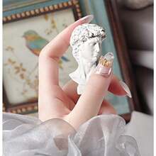 Greek Bust Statue And Sculptures Set Of 10 PCS Greek Bust Statue Decor Roman Resin Mini Greek Mythology Figurine Greek God Bust Small For Decor/Gifts/Drawing - White - View 7