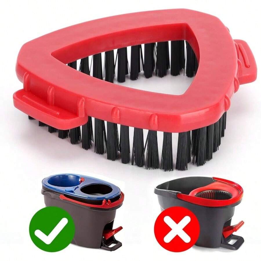 Scrub Brush O Cedar RinseClean 2 System, Scrubber Mop Replacements, Hard Bristle Cleaning Brush Shower Floor, Tub, KitchenNot Fit EasyWring 1 - - 1 - 查看 1