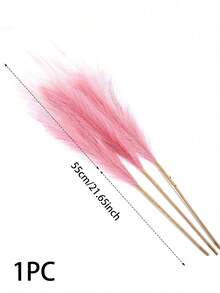 1/10/20 株渐变浅粉色人造蒲苇草，21.65 英寸仿真蒲苇草，仿真植物，适用于家居装饰、情人节、母亲节、春季装饰、婚礼装饰、粉色房间装饰、落地花瓶、波西米亚风家居装饰（粉色）、浴室装饰、餐桌摆饰、婚礼装饰、农舍风格 - 漸變淺粉 - 查看 6