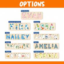 Personalized Name Puzzle, Baby Name Puzzle, Baby Boy Or Girl Early Education Toy, 3D Letter Puzzle Toy, Wooden Letter Puzzle, Baby 1st Birthday Gift, Wooden Puzzle, Personalized Gift, Birthday Gift, Customized Wooden Puzzle Toy, Anniversary Gift, Building Block Gift Set - Red and Green With Nails - View 5