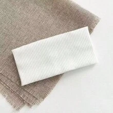 1pc Women's Knitted Ribbed Headband, Simple Autumn/Winter Fashion Hair Band, Black Color, Suitable For Washing Face, Sports Head Wrap Winter Hair Accessories - Multicolor - View 11