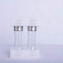 2pcs Premium Stainless Steel Salt And Pepper Grinder Set - Adjustable Ceramic - High Glass Salt And Pepper Mill - This Elegant Yet Practical Grinder Set Enhances Your Cooking Experience, Adding Flavor To Your Kitchen