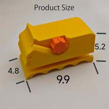 Cortador de cartón para rascadores de Gatos, Cortador de cartón Impreso en 3D, rascadores de Gatos Hechos en casa, Herramienta de Reciclaje de cartón de Mano (Azul) - Rojo - Ver 3