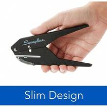 Handheld 1 Hole Punch, 5 Sheet Capacity, Chrome (A7074005S) - Pack Of 1 (Black) - View 4