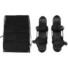 迷你短滑雪溜冰鞋，户外滑雪短雪鞋，雪刀，滑雪板，可调节户外滑雪鞋，冬季鞋，冬季运动滑雪装备