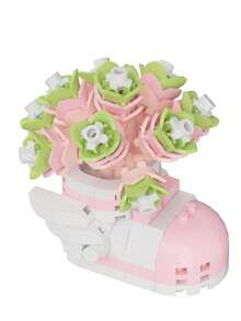 12pcs Micro Particle Cute Mini Garden Sneakers Desk Decor Flower Gift Box Plant Assembly Puzzle Toy, Realistic Preserved Flower Puzzle Toy, 3D Toy Gift For Girls, Mother's Day, Christmas, Father's Day, New Year - Multicolor - View 22