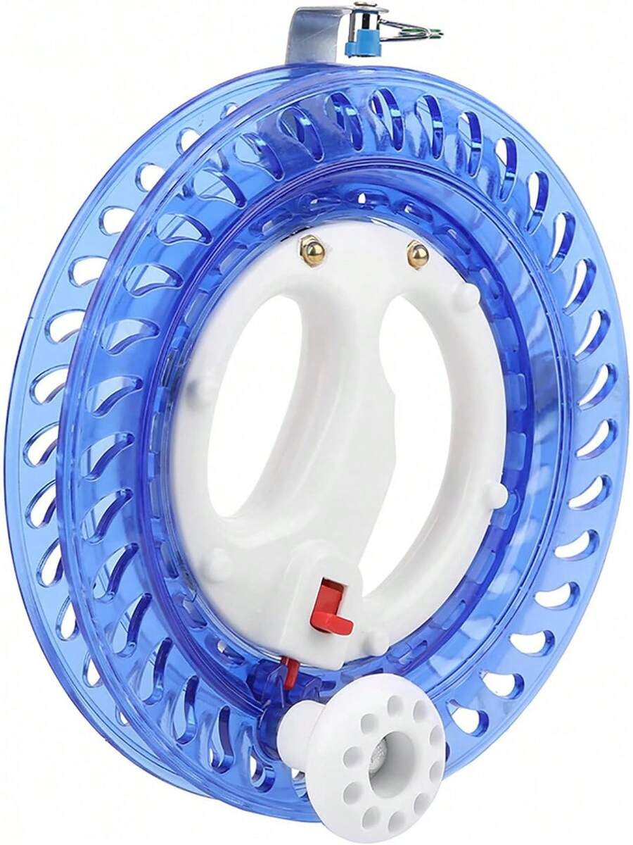 Carrete de Línea de Pesca, Rueda de Pesca de Mar Multifunción ABS, Accesorio de Carrete de Pesca de Línea de Mosca para Envolver Alambre de Mano (Azul) - 1 - Ver 1