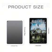 Pierce The Sky Emo Band Vintage Metal Poster - 8x12 Inches - Eerie Haunted House Design Wall Art, Durable Tinplate, Easy To Hang - Ideal For Home, Office, Bar, Or For Man Cave Decor - 彩色 - 查看 3