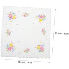 3piezas Pauelo Estampado De Algodn Para Mujer Pauelos Absorbentes De Sudor Elegantes Para De T Para Mujer - inicial - Ver 3