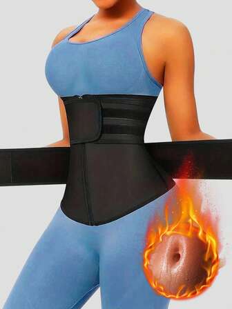 1 pieza Entrenador de cintura deportivo para mujer, Cinturón moldeador de cintura, Faja reductora de cintura, Moldeador de abdomen y cintura, Corsé de cintura y abdomen, Faja de soporte abdominal, Vendaje abdominal, Chaleco de compresión, Entrenador de sauna para cintura, Entrenador de ejercicios para cintura, Entrenador abdominal, Ropa moldeadora, Faja reductora de cintura para ejercicios, Cinturón moldeador de cintura, Faja de control abdominal para mujer, Entrenador de cintura para yoga y running, Regalo para amigos