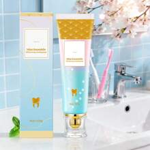 Pasta de dientes blanqueadora con niacinamida, agente blanqueador de encías y dientes, probióticos que eliminan el mal aliento y mantienen la boca fresca, la niacinamida repara y protege los dientes, restaura el blanco natural de los dientes, refresca el aliento, imprescindible para viajes y familias, 100g