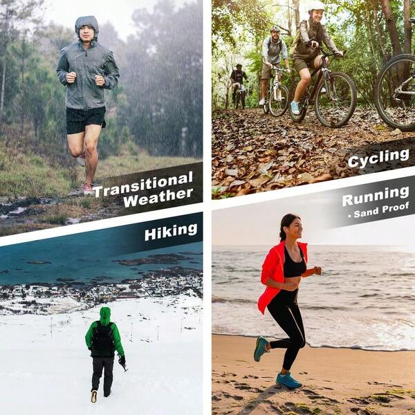 Mountain Waterproof Socks, Unisex Wool Waterproof Hiking Socks For Winter Wading, Snow Skiing - Mid-Calf (L