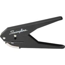 Handheld 1 Hole Punch, 5 Sheet Capacity, Chrome (A7074005S) - Pack Of 1 (Black) - View 2