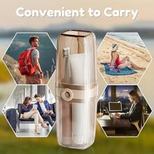 2 Pieces Travel Toothbrush & Soap Holder Set - Portable 3-In-1 Mouthwash Cup, Leak-Proof And Easy To Clean, Suitable For Travel And Home Use, Get Ready For Your Next Adventure - A Must-Have For Christmas And Halloween - Multicolor - View 4