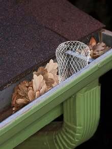 1/2pcs Heavy-Duty Downspout Protector Covers - Leaf Guard & Debris Blocker, Fit For Gutters, Foundation, Drainage Systems - Easy Installation, Clog Prevention, Residential/Commercial Use - Durable Construction, Gutter Protection, Mesh Design, Longlasting Durability, Gutter Guard, Property Maintenance - Multicolor - View 3