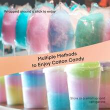 Vintage Countertop Cotton Candy Maker Homemade Candy Sweets For Birthday Parties, Includes A Scoop And 10 Candy Cones, Gifts  (White) - 美規A型插(110-127V) - 查看 5