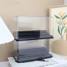 Premium Transparent Black Miniature Display Case - Dust-Proof, Snug Fit, Collector's Choice For Storing And Displaying Miniature Models. Made Of Durable ABS Resin. Miniature Display Case | Transparent Display Box | Modern Display Box, Model Display Box - Multicolor - View 5
