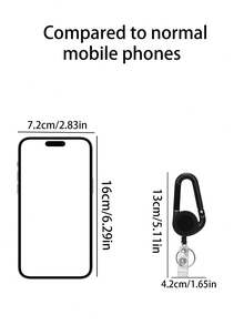 1pc/2pcs Simple Retractable Reel Carabiner Carabiner Buckle Retractable Badge Reel Multi-Purpose Tool ID Badge Holder Retractable Keychain Bag Charms Car Keychain Keychain Accessories Men's Keychain Holder For Nurse Doctor Outdoor Frosted Easy-Pull Plastic Round Flat Keychain Outdoor Sports Mountaineering Camping Tool Keychain Nurse Student Worker Gift Travel Gift Party Gift Birthday Gift