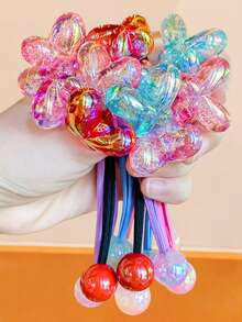 12 Stück buntes Schmetterling Haargummi Set, süße Scrunchies für Mädchen, Multifarbige vielseitige Haarzubehör, geeignet für Pferdeschwänze, Zöpfe und verschiedene Anlässe wie Schule, Reisen oder Partys, Make-up, Haargummis, Haargummibänder, Haarseile