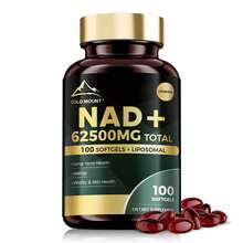 MEGNETA NAD+ Supplement 1200mg, Skin Health, Energy & Vitality, Scientific Formulation With Nicotinamide Riboside NR & Trans-Resveratrol, Suitable For Various Populations, 100 Capsules - One bottle - Trial stage - 查看 10