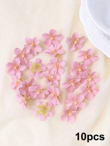 10/30pcs Artificial Mini Cherry Blossom - 1.18in Multicolor Sakura Flower Heads, Suitable For Decorative Christmas Wreath, Photo Frame, DIY Hair Accessory, Wedding Home Decoration, Thanksgiving, Valentine's Day, Spring And Summer Decoration - Multicolor - View 16