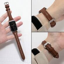 Slim Leather Band Loop Compatible With Samsung Galaxy Watch Fit 3 R390 Soft Wristband Bracelet Strap For Galaxy Watch Fit 3 Replacement - Galaxy Fit3 - View 4