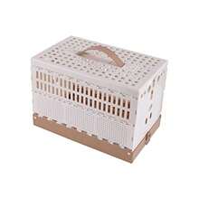 Jaula de plástico plegable para palomas jaula de viaje portátil para mascotas jaula de paloma para emparejamiento caja de nido fácil de limpiar para entrenamiento y liberación competición S - como en la foto - Ver 7