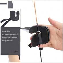 SUPVOX Protector De Brazo Y Dedo para con Ajustable Juego Ligero Y Compacto para Y Práctica Al Aire Libre - 1 - Ver 10