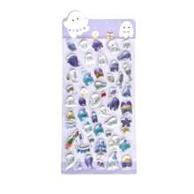 1张3D立体浮雕贴纸，可爱卡通动物图案，如企鹅、猫、兔子、恐龙等，DIY装饰贴纸，可用于剪贴簿、笔记本、手机壳、包包等。