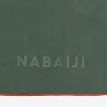 Nabaiji Ultra Compact Microfiber Bath Towel Khaki Green X-Large - Swim Towel
