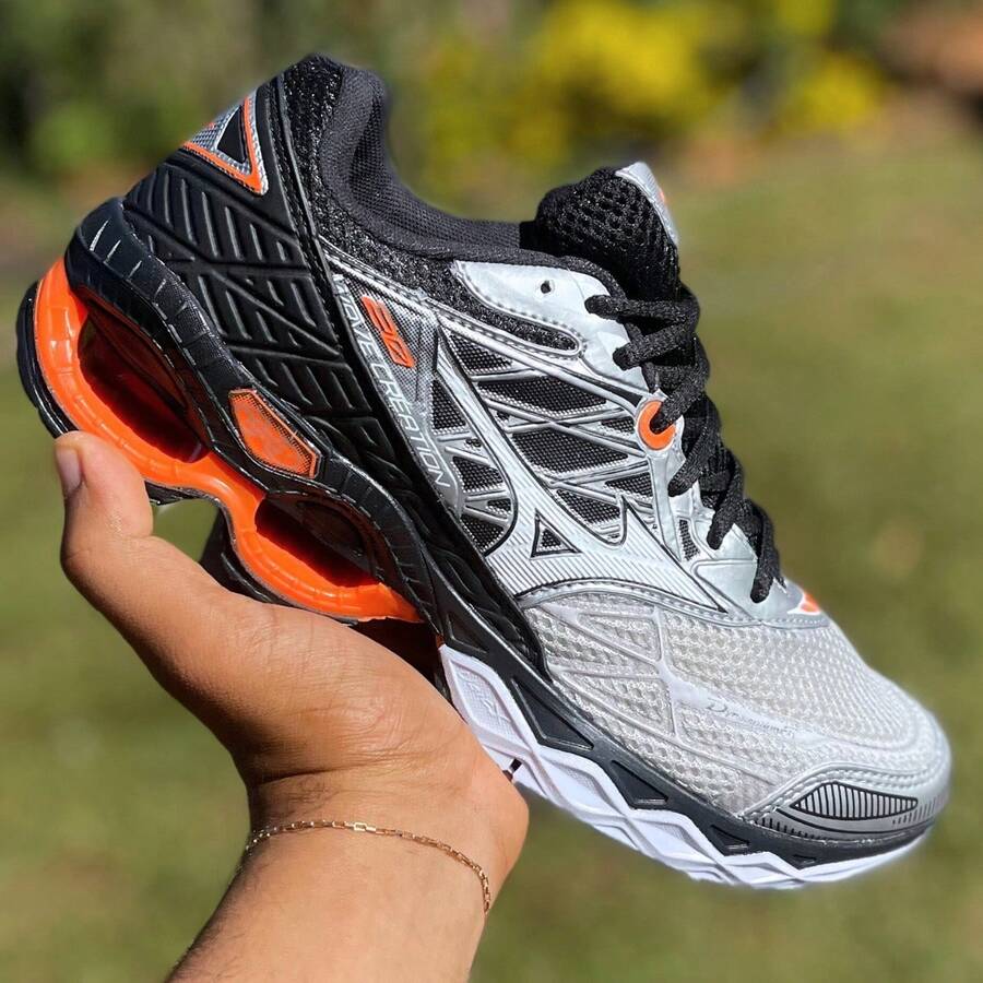 CR Wave 20 Men's Athletic Shoes For Walking And Gym - SILVER ORANGE - View 1