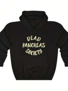 Dead Pancreas Society Hoodie, Funny Type 1 One Diabetes Warrior Diabetic Awareness Port Hooded Sweatshirt Pockets Gift,Autumn/Winter Hoodie Autumn Set - 款式20 - 查看 1