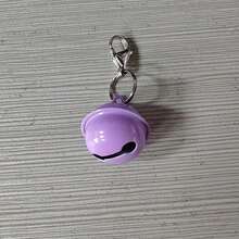 装饰宠物铃铛吊坠 - 耐用铁质圣诞铃铛，带安全扣，音量可调节，适合小型犬猫项圈（黑色），圣诞装饰品，最佳圣诞礼物