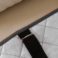 1 件装休闲椅套，宠物友好，可机洗，超声波压花沙发垫，适用于现代客厅或家庭办公室 - 深灰色 - 查看 10