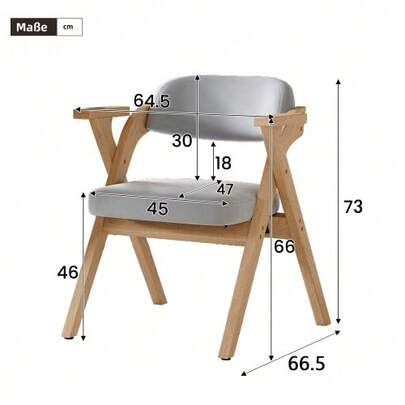 Conjunto de 4 cadeiras de jantar dobráveis, cadeiras de jantar de madeira maciça, confortáveis e respiráveis, dobráveis e armazenáveis, adequadas para sala de jantar, sala de estar, café, estilo moderno, almofada de veludo, cinza