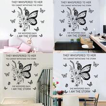 Inspirational Wall Art Positive Quotes Wall Decor Motivational Wall Decals Saying Quotes Wall Stickers Peel And Sticker Wall Decoration Flower Vine Butterfly Wall Sticker For Bedroom Living Room Home Office.-Liuruisongdediana
