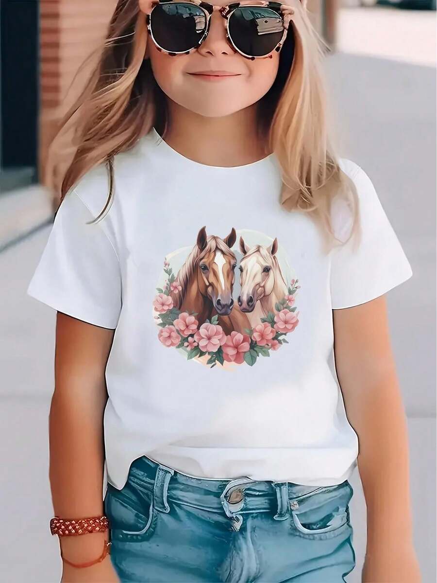 Young Girls T-Shirts - White - View 1
