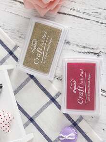 1枚复古日期印章，适用于剪贴簿，杂货风格仿邮戳效果，木质印章，滚筒印章 - 彩色 - 查看 9