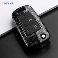 Vỏ chìa khóa xe hơi ABS với họa tiết sợi carbon, phù hợp với các dòng xe Opel Astra, Mokka và Buick Cruze, Aveo, Malibu, Trax, Sail và các mẫu xe khác. - Chevrolet A - Xem 10